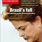 Capa da ‘Economist’ alerta para queda do Brasil e prevê desastre em 2016