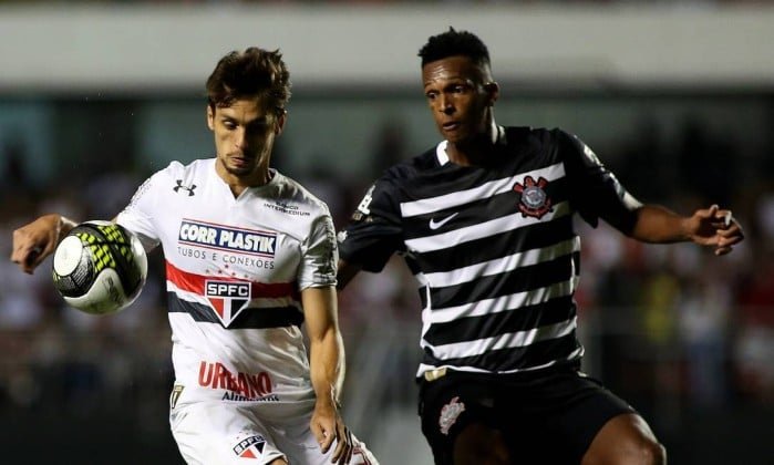 Jô e Rodrigo Caio. Antes e depois do apito!