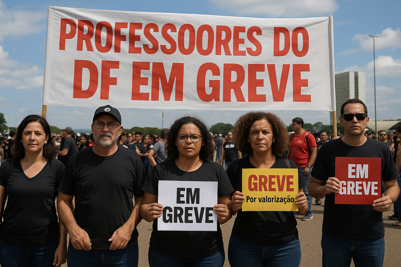 Ibaneis acusa greve dos professores de “pura política” e crise se agrava no DF