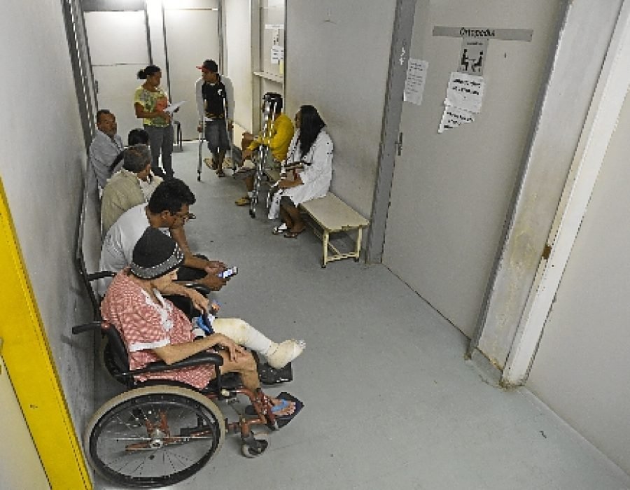 29/04/2015. Crédito: Gustavo Moreno/CB/D.A Press. Brasil. Brasília - DF. Situação dos hospitais do Distrito Federal. Na foto, Társila Moreira Ribeiro no Hospital do Gama.