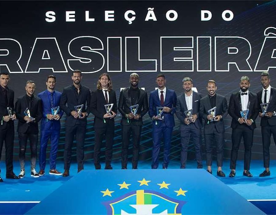 Flamengo teve nove jogadores e dominou Prêmio Brasileirão (Foto: Lucas Figueiredo/CBF)