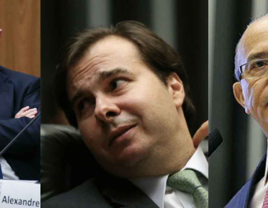 Rodrigo Maia,Eliseu Padilha e Henrique Meirelles
