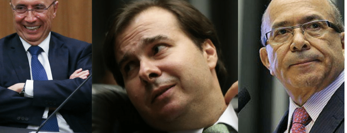 Rodrigo Maia,Eliseu Padilha e Henrique Meirelles