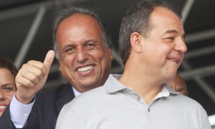 Cabral e Pezão. Foto: Alexandre Auler