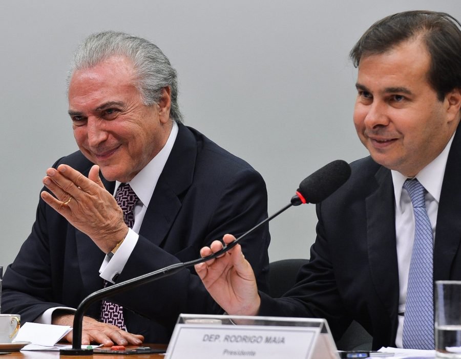 Michel e Maia Folha de Brasília